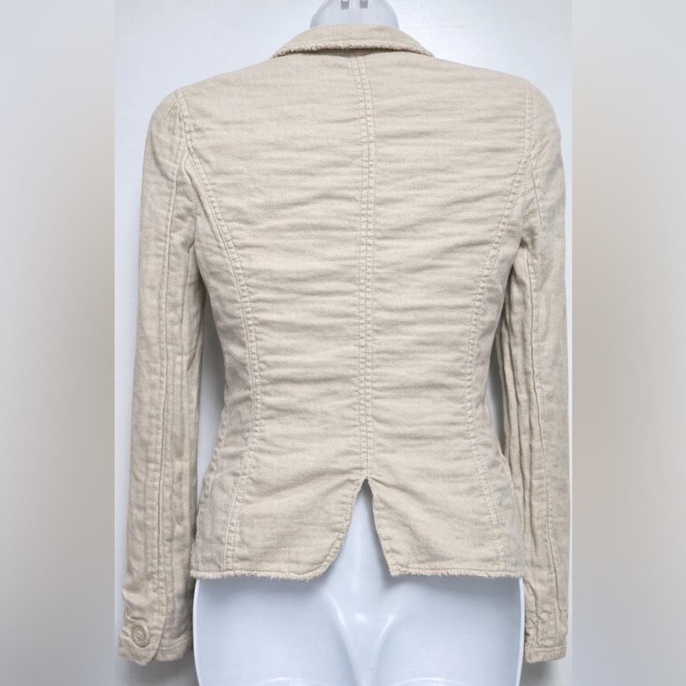 J. Crew Women's Beige Blazer Size M - Picture 3 of 6